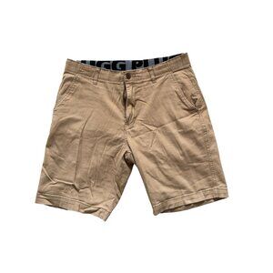 George Men’s Tan Khaki Chino Shorts Size 32 Stretch